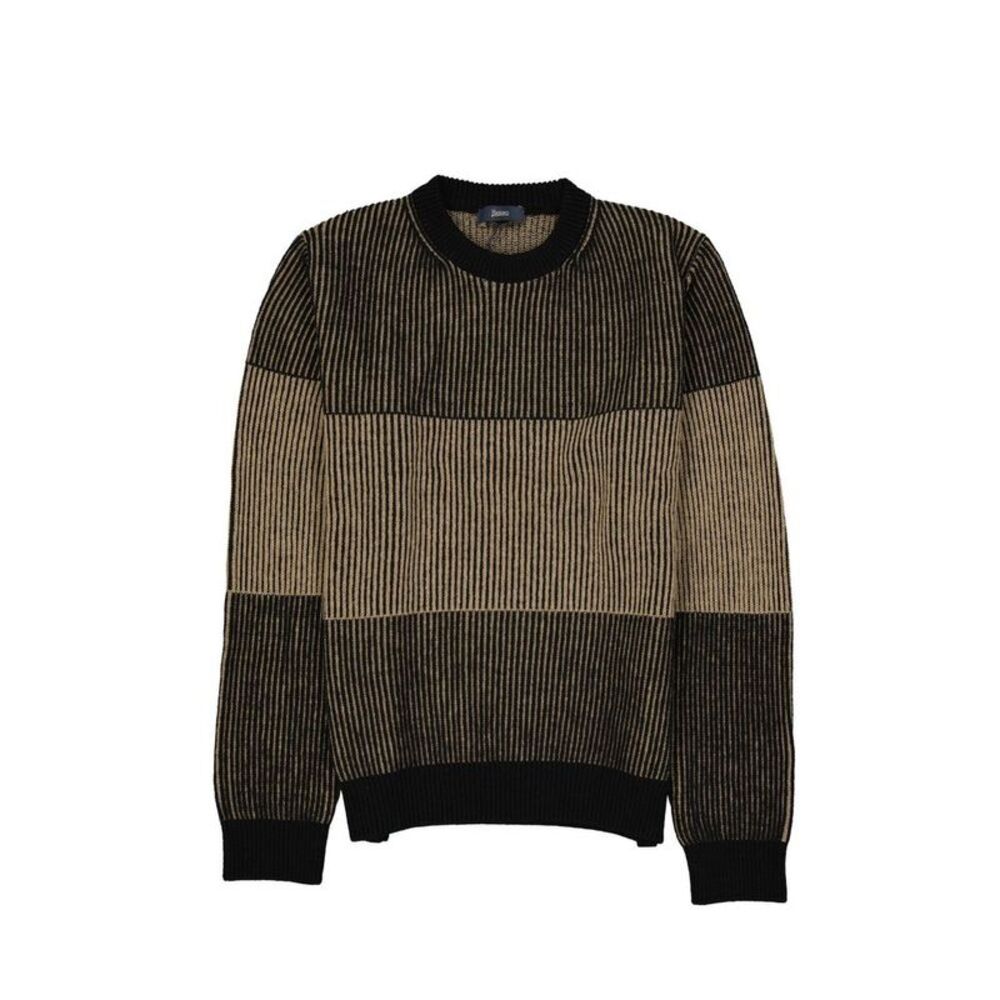 Herno Blue Wool Men's Sweatshirt